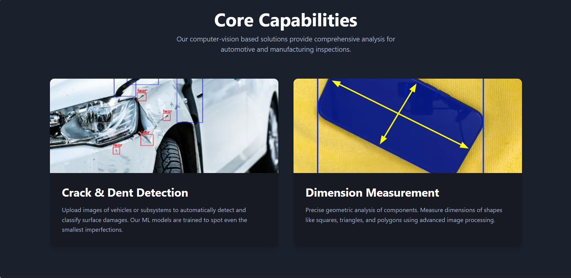 Crack Detective results